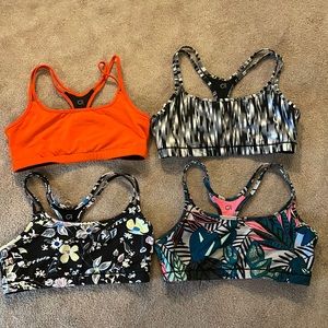 GapFit Gap Athletic Sports Bra Medium M lot of 4